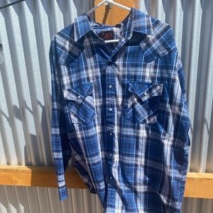 Vintage Pearl Snap Western Shirt